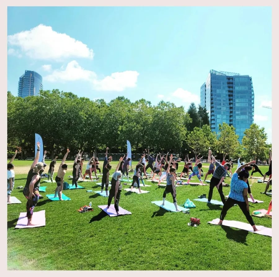 Yoga in the Park 1